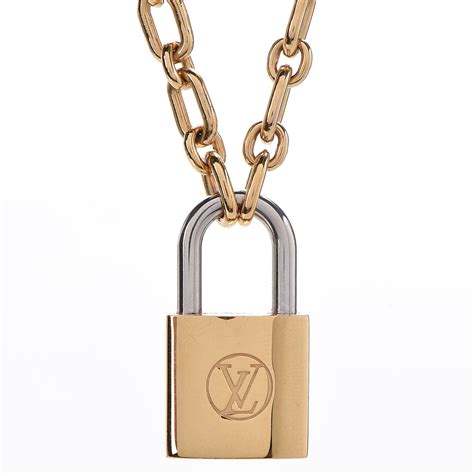 louis vuitton gold lock pendant|louis vuitton lockit necklace.